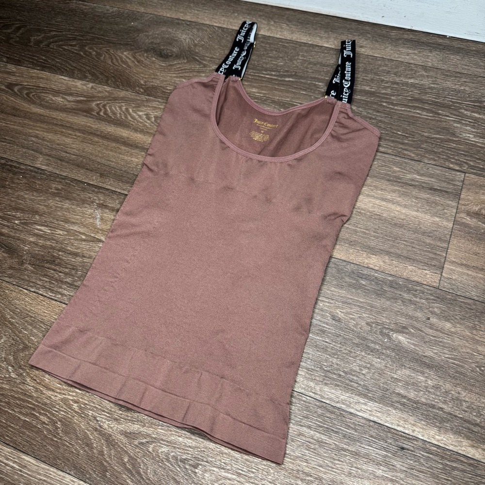Juicy Couture Pink Fitted Tank Top Women’s Size Large - Picture 4 of 7